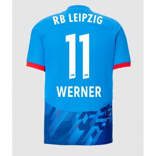 Pánský Fotbalový dres RB Leipzig Timo Werner #11 2023-24 Třetí Krátký Rukáv